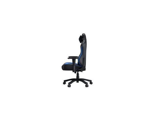Игровое кресло AndaSeat Luna Size L, Экокожа DuraXtra + лен, 1D-подлокотники, Черно-голубой, AD18-48-BS-PV