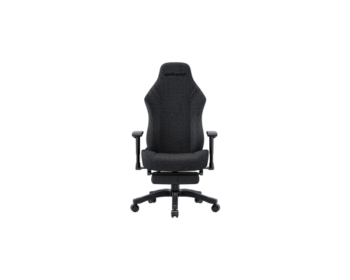 Игровое кресло AndaSeat Luna Pro L, Льняная ткань, 1D-подлокотники, Выдвижная подставка для ног, Темно-серый, AD18T-44-GB-F