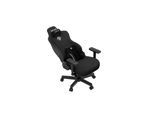 Игровое кресло AndaSeat Kaiser 3E Size L, Льняная ткань, 4D-подлокотники, Черный, AD12YNDC-L-37-B-CF-B01