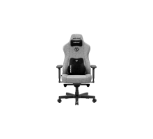 Игровое кресло AndaSeat Kaiser 3E XL, Льняная ткань, 4D-подлокотники, Серый, AD12YNDC-XL-37-G-CF-G