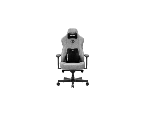 Игровое кресло AndaSeat Kaiser 3E XL, Льняная ткань, 4D-подлокотники, Серый, AD12YNDC-XL-37-G-CF-G