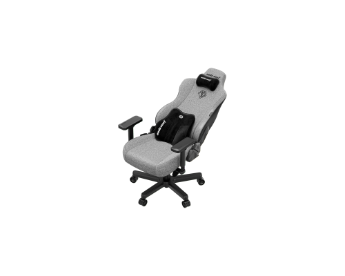 Игровое кресло AndaSeat Kaiser 3E XL, Льняная ткань, 4D-подлокотники, Серый, AD12YNDC-XL-37-G-CF-G