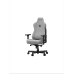 Игровое кресло AndaSeat Kaiser 3E XL, Льняная ткань, 4D-подлокотники, Серый, AD12YNDC-XL-37-G-CF-G