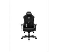 Игровое кресло AndaSeat Kaiser 3E XL, Льняная ткань, 4D-подлокотники, Черный, AD12YNDC-XL-37-B-CF-B01