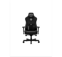 Игровое кресло AndaSeat Kaiser 3E XL, Льняная ткань, 4D-подлокотники, Черный, AD12YNDC-XL-37-B-CF-B01