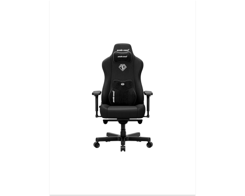 Игровое кресло AndaSeat Kaiser 3E XL, Льняная ткань, 4D-подлокотники, Черный, AD12YNDC-XL-37-B-CF-B01