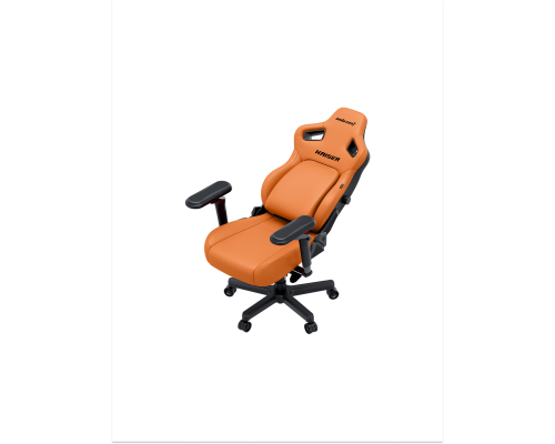 Игровое кресло AndaSeat Kaiser 4 V2, ПВХ-кожа, 6D-подлокотники, Оранжевый, AD12YDDC-L-20-O-PV/C-03