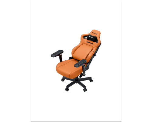 Игровое кресло AndaSeat Kaiser 4 V2, ПВХ-кожа, 6D-подлокотники, Оранжевый, AD12YDDC-L-20-O-PV/C-03