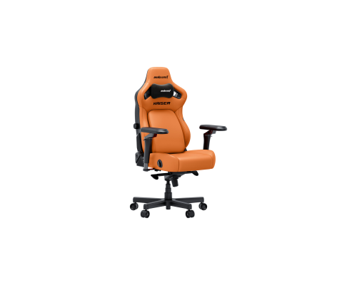 Игровое кресло AndaSeat Kaiser 4 V2, ПВХ-кожа, 6D-подлокотники, Оранжевый, AD12YDDC-L-20-O-PV/C-03