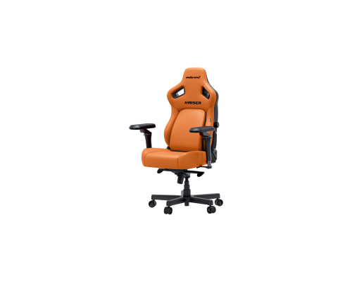 Игровое кресло AndaSeat Kaiser 4 V2, ПВХ-кожа, 6D-подлокотники, Оранжевый, AD12YDDC-L-20-O-PV/C-03