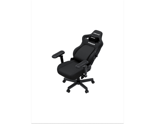 Игровое кресло AndaSeat Kaiser 4 V2, Льняная ткань EverSoft™, 6D-подлокотники, Размер L, Carbon Blackм