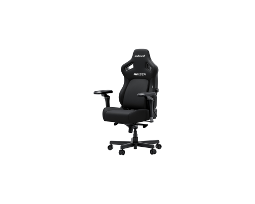 Игровое кресло AndaSeat Kaiser 4 V2, Льняная ткань EverSoft™, 6D-подлокотники, Размер L, Carbon Blackм