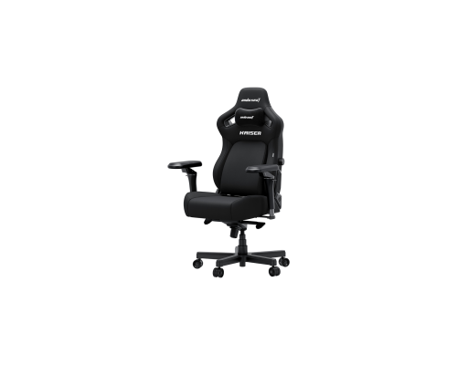 Игровое кресло AndaSeat Kaiser 4 V2, Льняная ткань EverSoft™, 6D-подлокотники, Размер L, Carbon Blackм