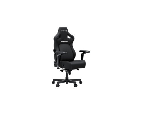 Игровое кресло AndaSeat Kaiser 4 V2, Льняная ткань EverSoft™, 6D-подлокотники, Размер L, Carbon Blackм