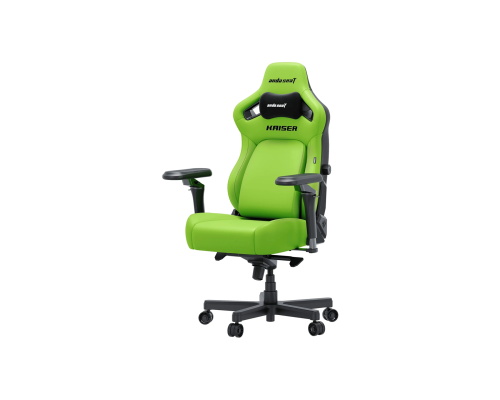 Игровое кресло Anda Seat Kaiser 4 V2 XL, 6D-подлокотники, Размер XL, Cyber Green, AD12YDDC-XLL-20-C-PV/C-03