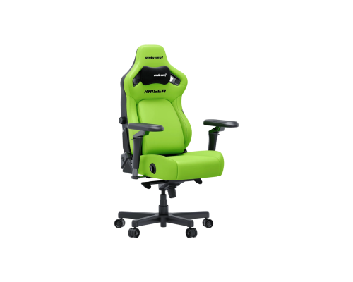 Игровое кресло Anda Seat Kaiser 4 V2 XL, 6D-подлокотники, Размер XL, Cyber Green, AD12YDDC-XLL-20-C-PV/C-03