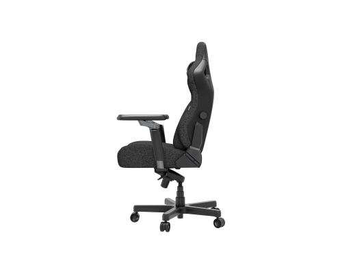 Игровое кресло Anda Seat Kaiser 4 V2 XL, Льняная ткань, 6D-подлокотники, Размер XL, Темно-серый, AD12YDDC-XLL-20-GB-CF-03