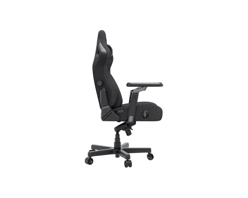 Игровое кресло Anda Seat Kaiser 4 V2 XL, Льняная ткань, 6D-подлокотники, Размер XL, Темно-серый, AD12YDDC-XLL-20-GB-CF-03