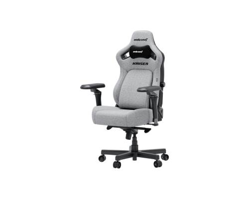 Игровое кресло Anda Seat Kaiser 4 V2 XL, 6D-подлокотники, Размер XL, Ash Grey, AD12YDDC-XLL-20-G-CF-03
