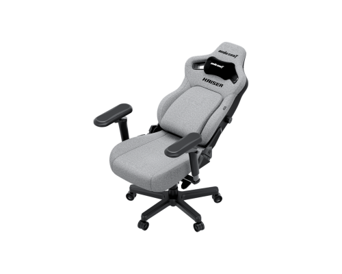 Игровое кресло Anda Seat Kaiser 4 V2 XL, 6D-подлокотники, Размер XL, Ash Grey, AD12YDDC-XLL-20-G-CF-03