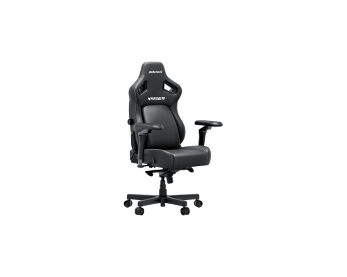 Игровое кресло Anda Seat Kaiser 4 V2 XL, ПВХ-кожа, 6D-подлокотники, Размер XL, Чёрный, AD12YDDC-XLL-20-B-PV/C