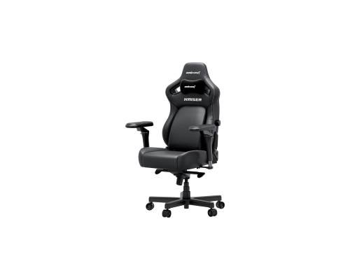 Игровое кресло Anda Seat Kaiser 4 V2 XL, ПВХ-кожа, 6D-подлокотники, Размер XL, Чёрный, AD12YDDC-XLL-20-B-PV/C