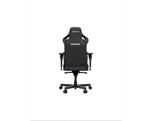 Игровое кресло Anda Seat Kaiser 4 V2 XL, ПВХ-кожа, 6D-подлокотники, Размер XL, Чёрный, AD12YDDC-XLL-20-B-PV/C