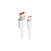 Кабель Xiaomi 6A USB Type-A to Type-C, для быстрой зарядки до 120 Вт, 1 метр, белый, BHR6032GL