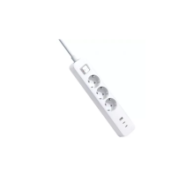 Сетевой фильтр Xiaomi 20W Power Strip, 3 розетки (Тип F), 2x USB-A, 1x USB-C, 1.4 м, белый, BHR07UKEU