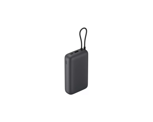 Портативный аккумулятор Xiaomi Power Bank 20000 мА·ч, 22.5 Вт, со встроенным кабелем, USB-A/Type-C, темно-серый, BHR9740GL
