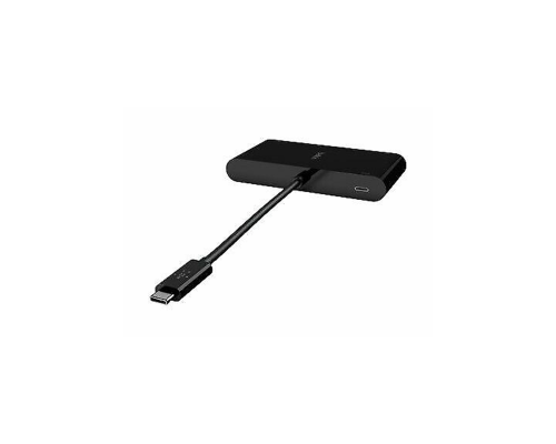 Многопортовый хаб Belkin USB-C > Ethernet / HDMI / VGA / USB-A / 100Вт PD, черный