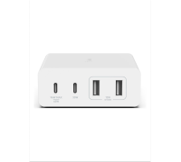 Сетевое зарядное устройство Belkin 108Вт GaN (2хUSB-C / 2хUSB-A), с кабелем 2м, белый