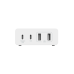 Сетевое зарядное устройство Belkin 108Вт GaN (2хUSB-C / 2хUSB-A), с кабелем 2м, белый