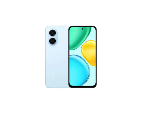 Смартфон Honor X7e, 6+256 Гб, MediaTek Helio G81 Ultra, 6.61" TFT LCD (120 Гц), Камера 50 МП, Аккумулятор 7000 мАч, голубой