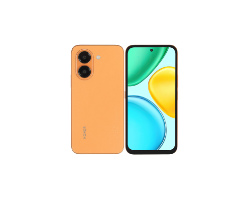 Смартфон HONOR X7e, 6+256 Гб, MediaTek Helio G81 Ultra, 6.61" TFT LCD, Камера 50 МП, Аккумулятор 7000 мАч, оранжевый