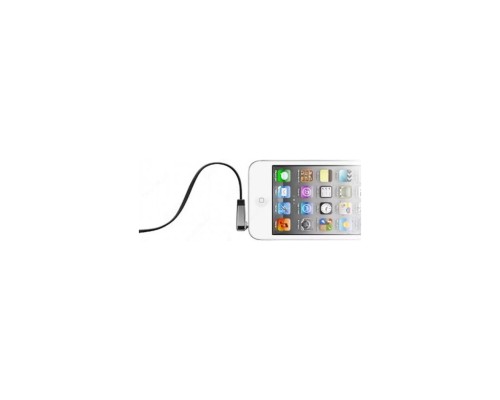 Кабель Belkin,3.5MM AUDIO,M/M,FLAT,RT ANGLE,3',BLACK