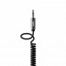 Кабель Belkin, 3.5MM AUDIO,M/M,COILED,STRAIGHT,6',BLACK