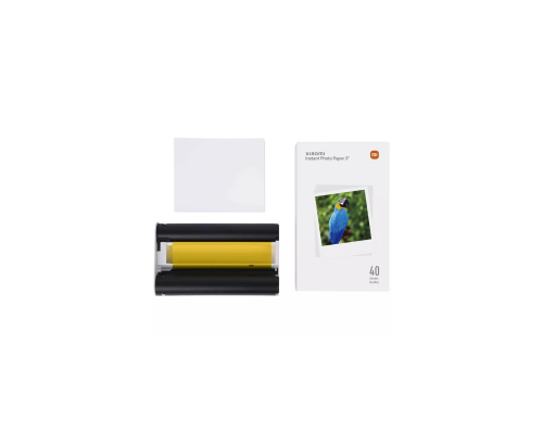 Компактный фотопринтер Xiaomi Instant Photo Printer 1S Set, белый (BHR6747GL)