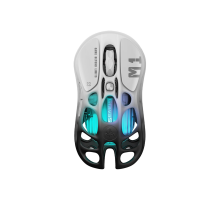 Игровая мышь GravaStar Mercury M1 Pro, BT/WL/USB-A, RGB, черно-белый