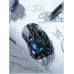 Игровая мышь GravaStar Mercury M2, BT/WL/USB-A, RGB, черный