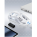 Игровая мышь GravaStar Mercury M2, BT/WL/USB-A, RGB, Opaline White