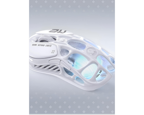 Игровая мышь GravaStar Mercury M2, BT/WL/USB-A, RGB, Opaline White