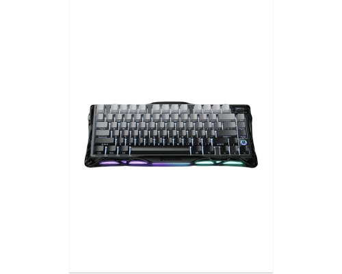 Механическая клавиатура GravaStar Mercury K1 80keys, GravaStar x Kailh Cherry Pink, EN, BT/WL/USB, черный