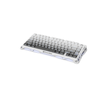 Механическая клавиатура GravaStar Mercury K1 80keys, GravaStar x Kailh Cherry Pink, EN, BT/WL/USB, белый