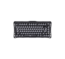 Механическая клавиатура GravaStar Mercury K1 79 keys + ручка, GravaStar x Kailh Cherry Pink, EN, BT/WL/USB, Stealth Black (GSK1_XTAL_BLK)