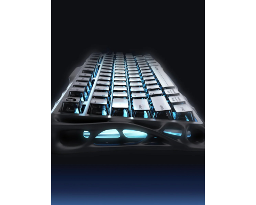 Механическая клавиатура GravaStar Mercury K1 79 keys + ручка, GravaStar x Kailh Cherry Pink, EN, BT/WL/USB, Stealth Black (GSK1_XTAL_BLK)