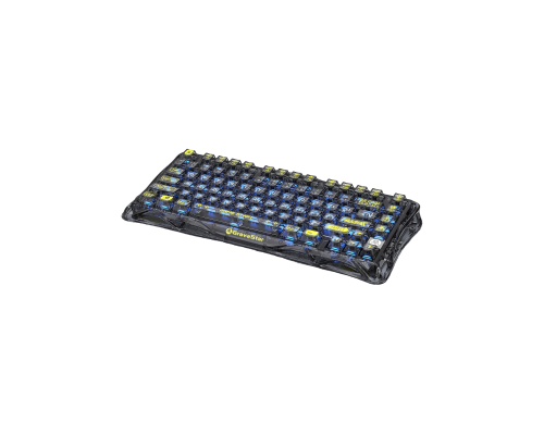 Механическая клавиатура GravaStar Mercury K1 Lite 80 keys, GravaStar x BSUN Grey, EN, BT/WL/USB, черный