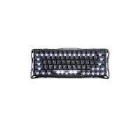 Магнитная игровая клавиатура GravaStar Mercury V60 Pro 64 keys, Hall Effect UFO, 8K, USB-C, RGB, Cyber Frost Black
