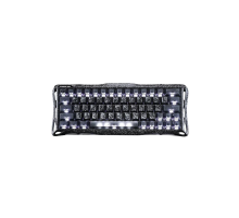 Магнитная игровая клавиатура GravaStar Mercury V60 Pro 64 keys, Hall Effect UFO, 8K, USB-C, RGB, Cyber Frost Black