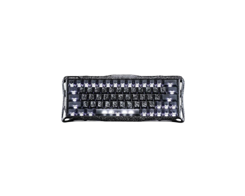 Магнитная игровая клавиатура GravaStar Mercury V60 Pro 64 keys, Hall Effect UFO, 8K, USB-C, RGB, Cyber Frost Black